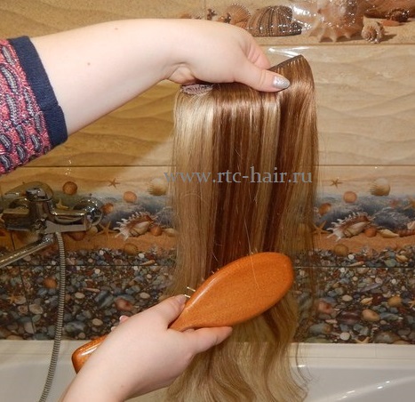 Как ухаживать за нарощенными волосами на заколках, как мыть,сушить, выпрямлять
